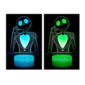 Jack Skellington Multicolor Light with Stand and Remote